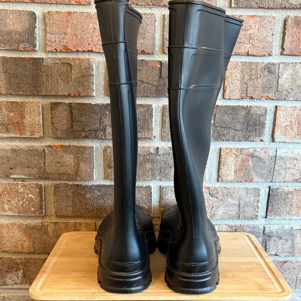 Men's Black Waterproof Snow Boots